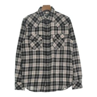 ディーゼル(DIESEL)のDIESEL ディーゼル カジュアルシャツ M 黒x白(チェック) 【古着】【中古】(シャツ)