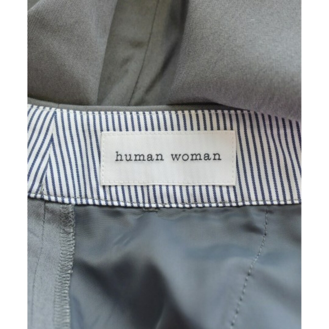 HUMAN WOMAN(ヒューマンウーマン)のHUMAN WOMAN ヒューマン　ウーマン パンツ（その他） M グレー 【古着】【中古】 レディースのパンツ(その他)の商品写真