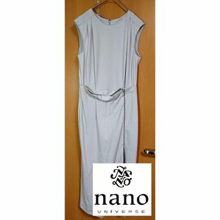 ナノユニバース(nano・universe)のnano・universe ラップ風ポンチワンピース Mサイズ  ナノユニバース(ロングワンピース/マキシワンピース)