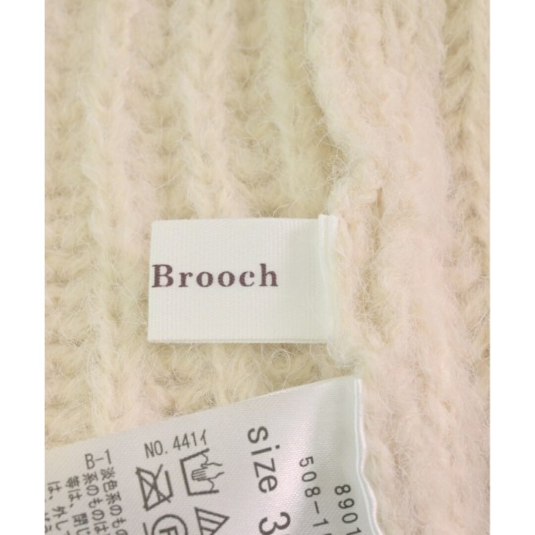 Couture Brooch(クチュールブローチ)のCouture brooch ニット・セーター 38(M位) ベージュ 【古着】【中古】 レディースのトップス(ニット/セーター)の商品写真