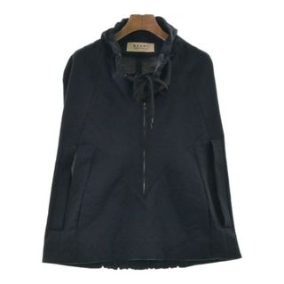 マルニ(Marni)のMARNI マルニ ポンチョ 40(M位) 紺 【古着】【中古】(ポンチョ)