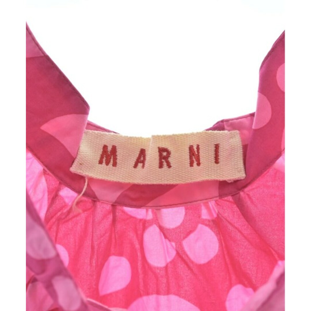 Marni(マルニ)のMARNI マルニ ブラウス 38(S位) ピンク系(花柄) 【古着】【中古】 レディースのトップス(シャツ/ブラウス(長袖/七分))の商品写真