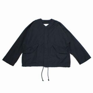 ジルサンダー(Jil Sander)の【未使用品】JIL SANDER 22SS ノーカラーブルゾン Black 46(ブルゾン)