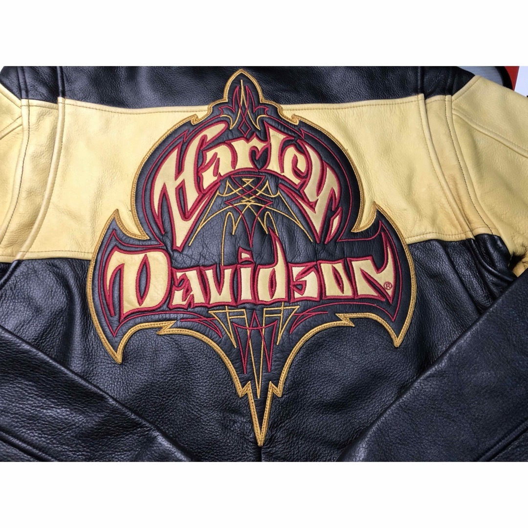 Harley Davidson - 【稀少立体革刺繍完売モデル!入手困難 Harley Davidson - 【稀少立体革刺繍完売モデル!入手困難