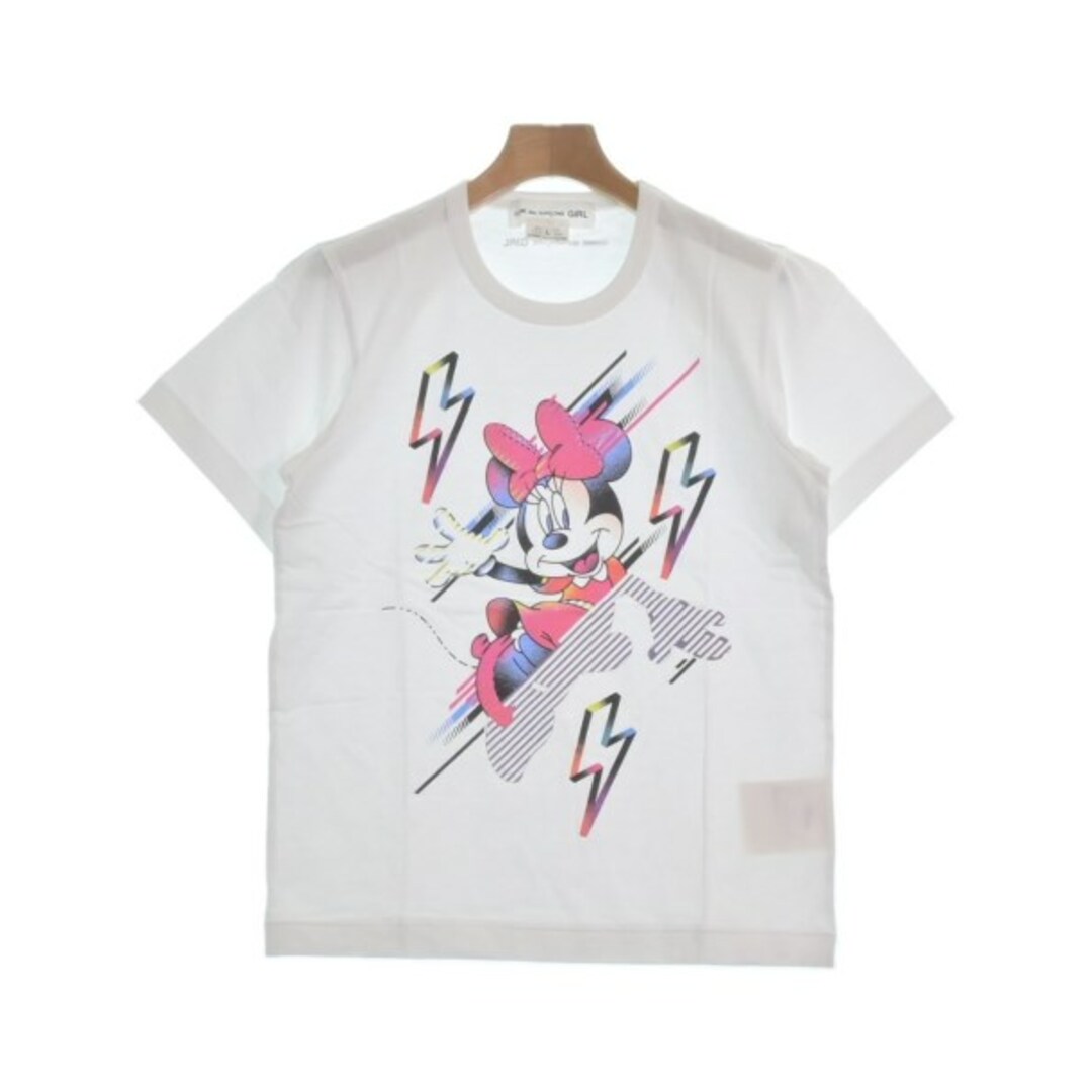 COMME des GARCONS GIRL Tシャツ・カットソー L 白 【古着】【中古】 | フリマアプリ ラクマ