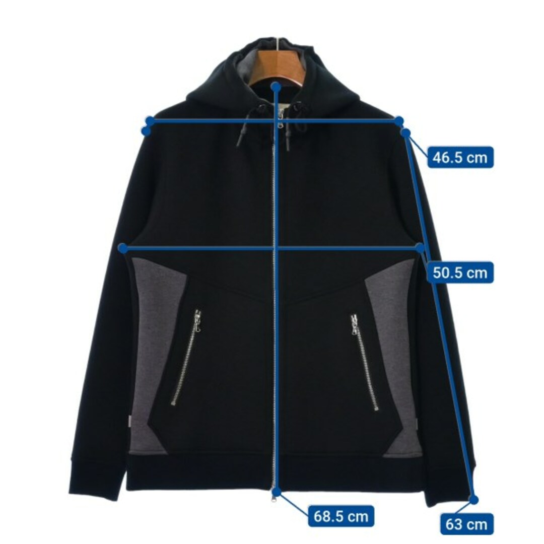 ESTNATION(エストネーション)のESTNATION エストネーション ブルゾン（その他） M 黒xグレー 【古着】【中古】 メンズのジャケット/アウター(その他)の商品写真