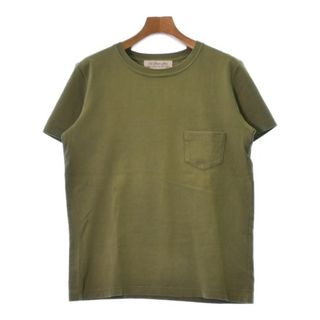 レミレリーフ(REMI RELIEF)のREMI RELIEF レミレリーフ Tシャツ・カットソー L カーキ 【古着】【中古】(Tシャツ/カットソー(半袖/袖なし))