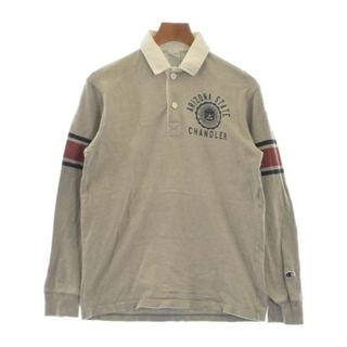 チャンピオン(Champion)のCHAMPION チャンピオン ポロシャツ M グレーx赤x紺 【古着】【中古】(ポロシャツ)