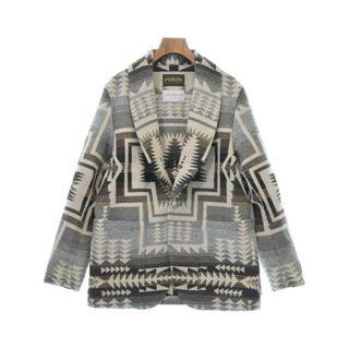 ペンドルトン(PENDLETON)のPENDLETON ジャケット S ベージュ系x茶xグレー等(総柄) 【古着】【中古】(その他)