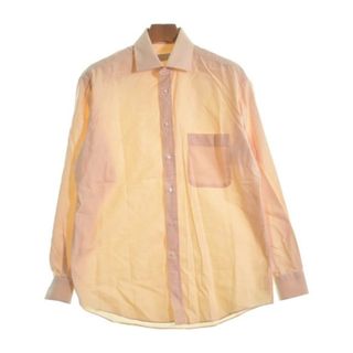 エルメネジルドゼニア(Ermenegildo Zegna)のErmenegildo Zegna ゼニア ドレスシャツ 39(M位) ベージュ 【古着】【中古】(シャツ)