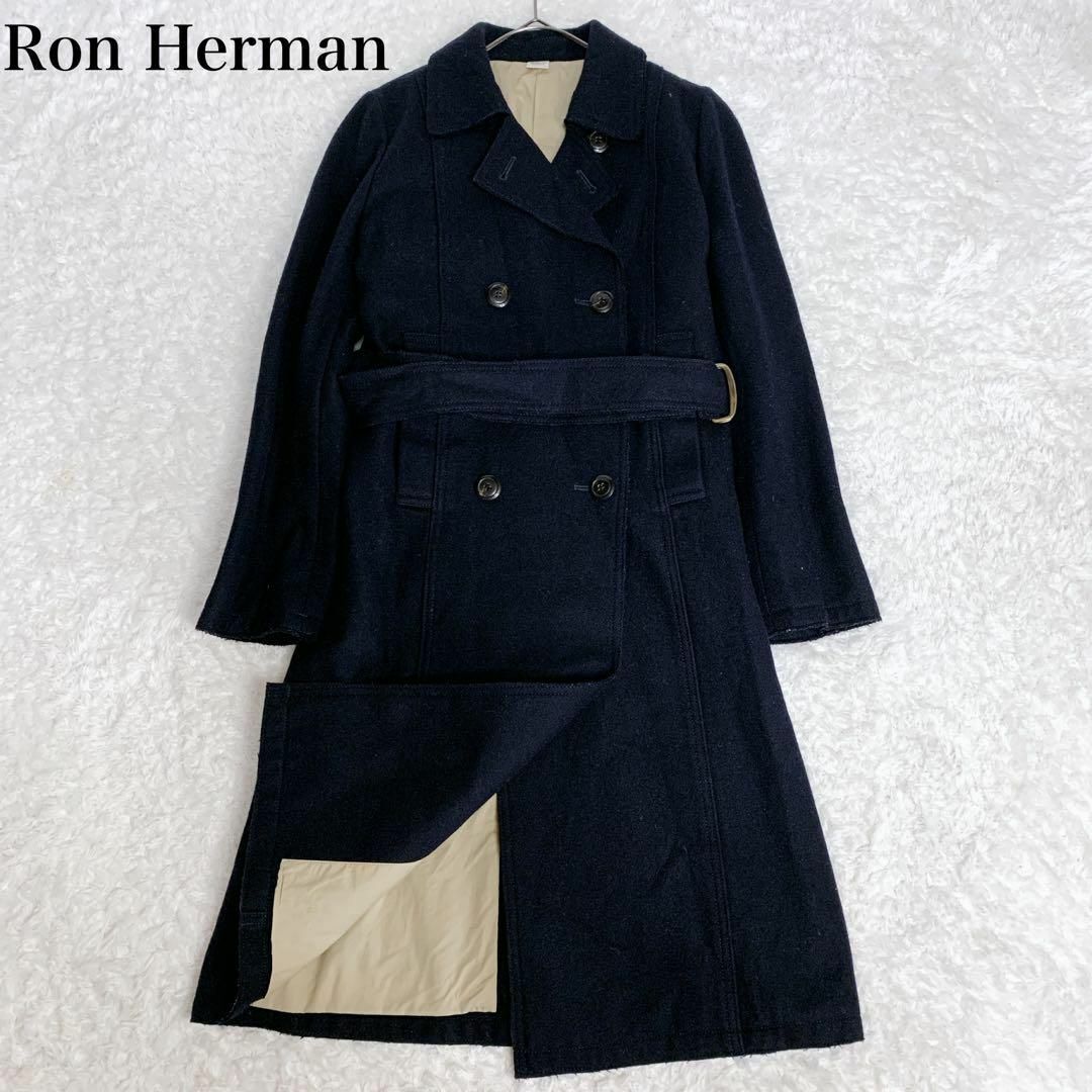 【極美品】　Ron Herman ロンハーマン　ロングコート　ネイビー　ウールジャケット/アウター