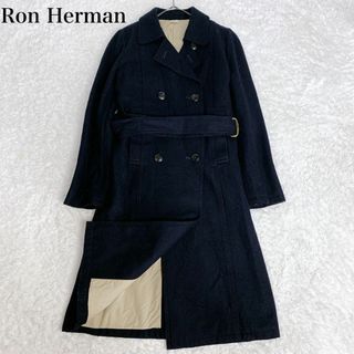 ロンハーマン(Ron Herman)の【極美品】　Ron Herman ロンハーマン　ロングコート　ネイビー　ウール(ロングコート)