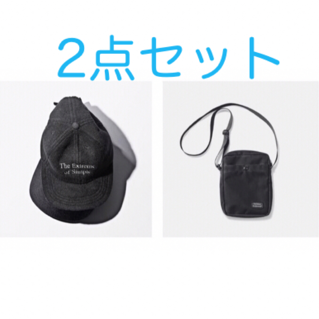 【ennoy】FLEECE CAP & SHOULDER BAG メンズの帽子(キャップ)の商品写真