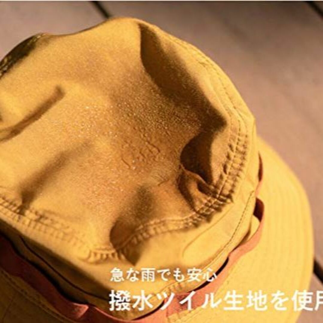 メンズ【色: イエロー】[ナコタ] LOW HIKE HAT フリーサイズ バケットハ