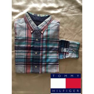 トミーヒルフィガー(TOMMY HILFIGER)のトミーヒルフィガー　ボタンダウン　メンズチェックシャツ　長袖(シャツ/ブラウス(長袖/七分))