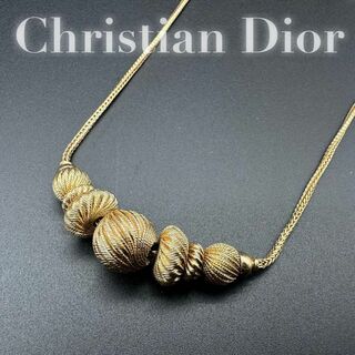 クリスチャンディオール(Christian Dior)の希少ドイツ製 Christian Dior 2755 ツイストボール ネックレス(その他)