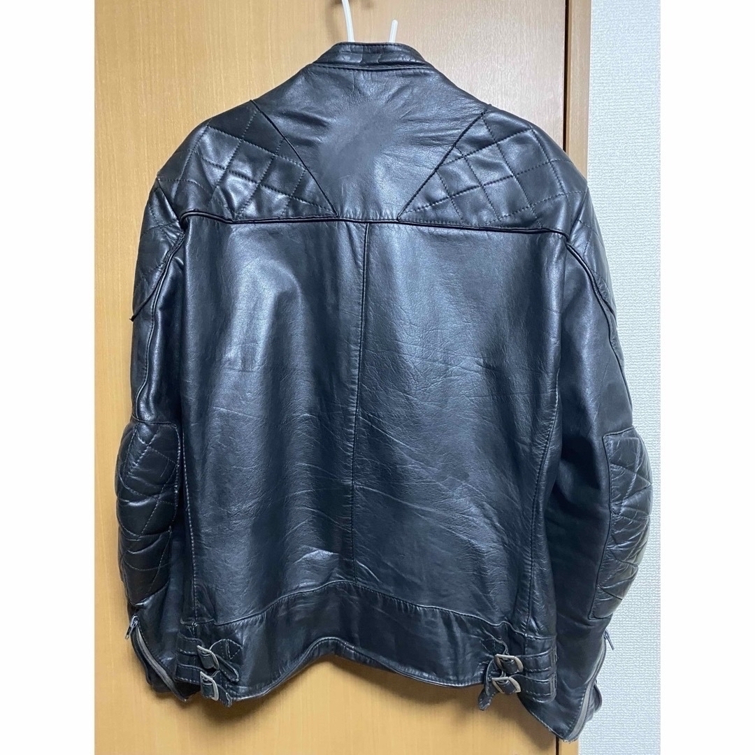 Lewis Leathers(ルイスレザー)のジフ様専用。最終値下げ！ルイスレザー　ライダース　希少ビンテージ物 メンズのジャケット/アウター(ライダースジャケット)の商品写真