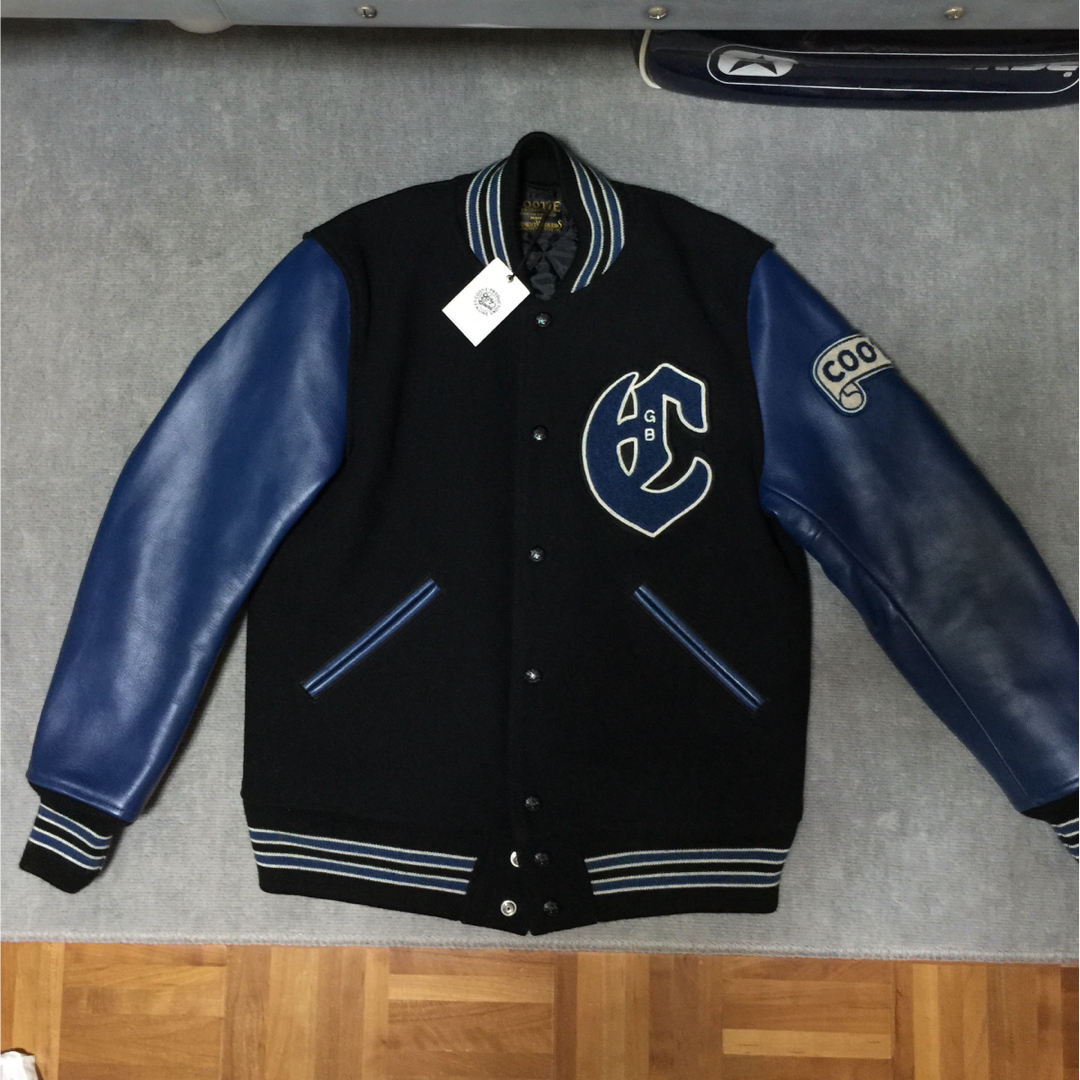 新品未使用品ＳCOOTIE クーティ 11AW TOUR JACKET レザースリーブ