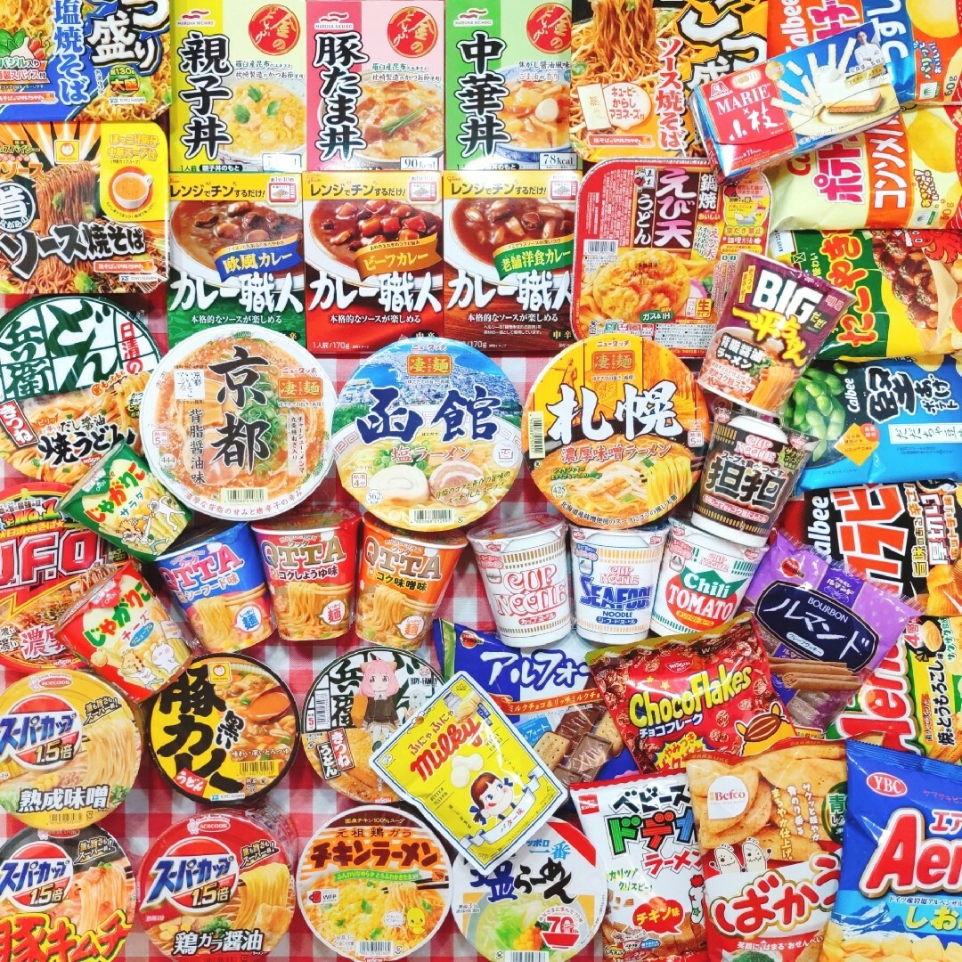 カップ麺 カップラーメン詰め合わせ お菓子詰め合わせ おかし 食品