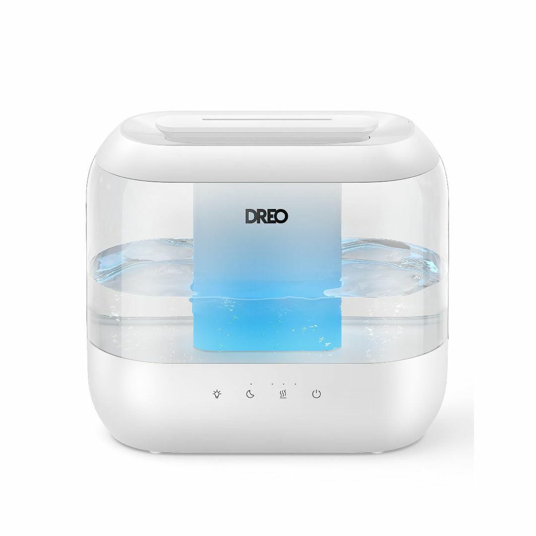 Dreo 加湿器 【2023新モデル】 小型 卓上 大容量 4L 上から給水 省スマホ/家電/カメラ