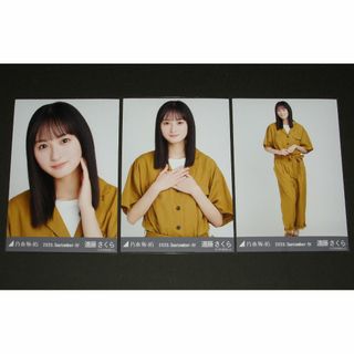 ノギザカフォーティーシックス(乃木坂46)の乃木坂46　遠藤さくら　生写真３枚コンプ　ジャンプスーツ(アイドルグッズ)