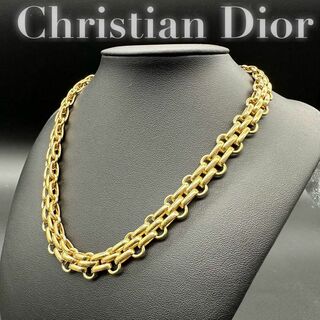 クリスチャンディオール(Christian Dior)の良品 Christian Dior 2757 チェーンネックレス ゴールド(その他)