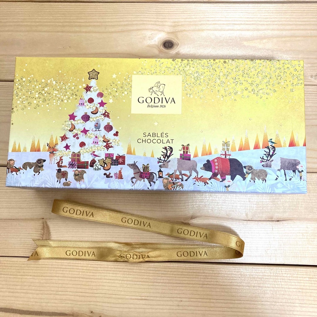 GODIVA ゴディバ 空箱 クリスマス - 食器