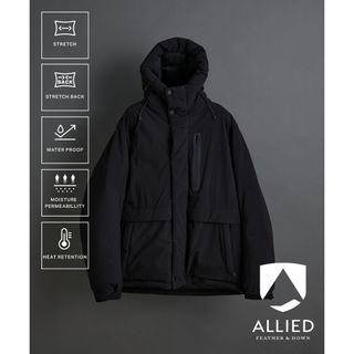 アダムエロペ(AER ADAM ET ROPE)のALLIED 700FP ショート フーディー ダウンジャケット ユニセックス(ダウンジャケット)