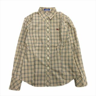 バーバリーブルーレーベル(BURBERRY BLUE LABEL)の美品 バーバリーブルーレーベル BURBERRY ノバチェック シャツ(シャツ/ブラウス(長袖/七分))