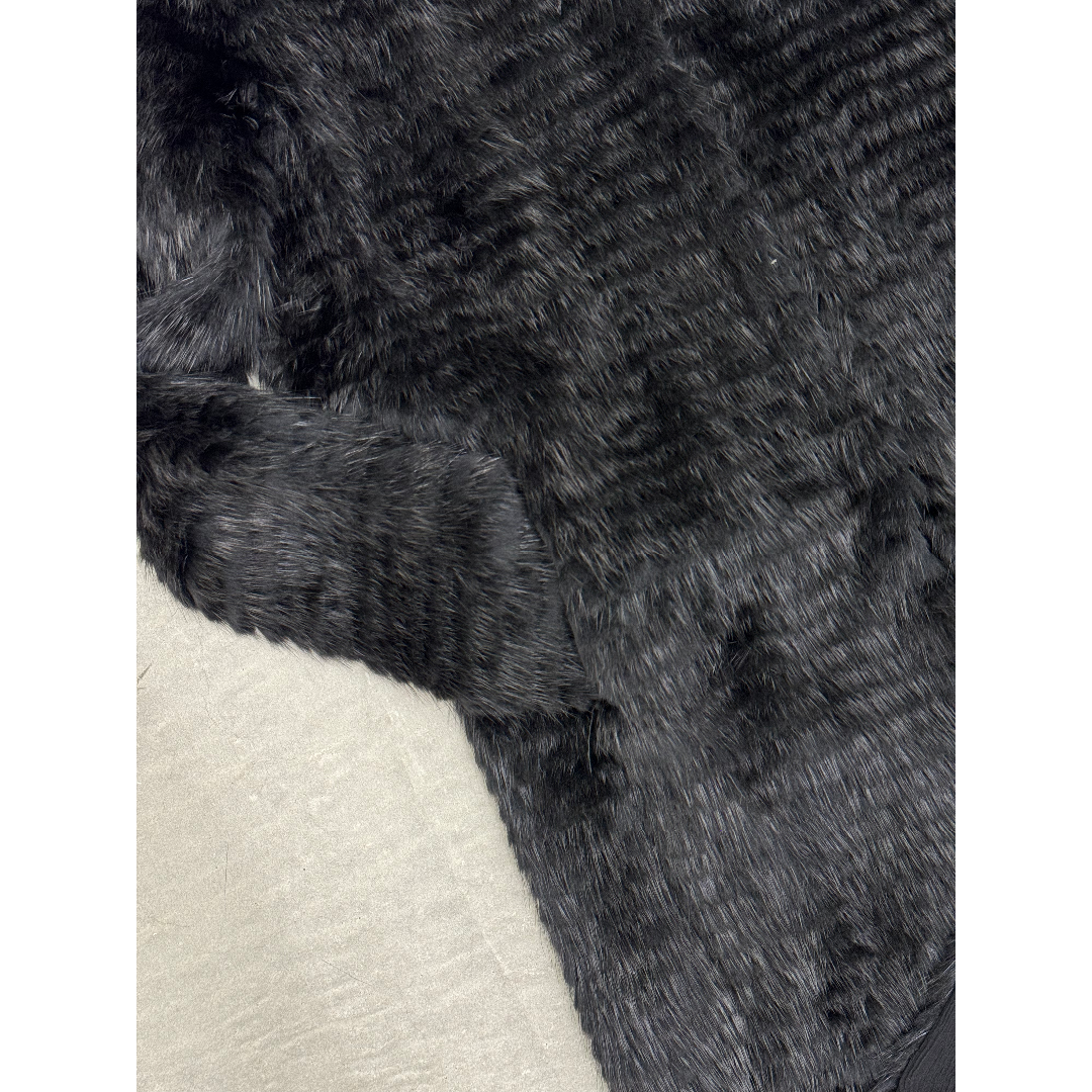PRADA(プラダ)のプラダ ミンク 毛皮 ロング コート 38 ブラック PRADA ファー レディースのジャケット/アウター(毛皮/ファーコート)の商品写真