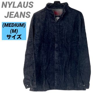 ナイラス(Nylaus)のナイラス　NYLAUS JEANS メンズ　トップス　ブラック　古着　ミディアム(ノーカラージャケット)