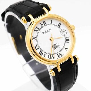 バーバリー(BURBERRY)の《人気》BURBERRY 腕時計 ホワイト ヴィンテージ レディース s(腕時計)