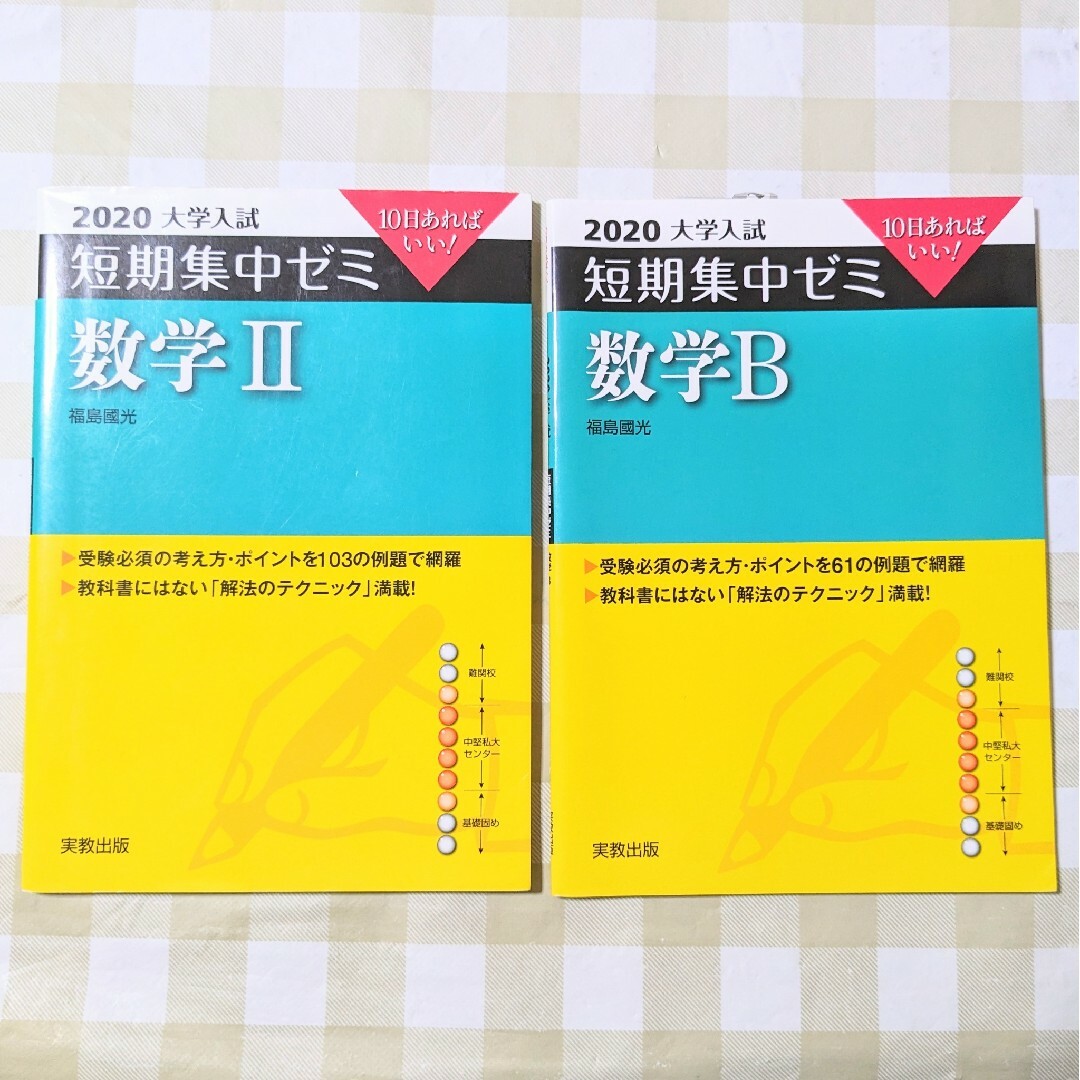 2020 大学入試 短期集中ゼミ 数学Ⅱ、B 解説付き 実教出版 セット エンタメ/ホビーの本(語学/参考書)の商品写真