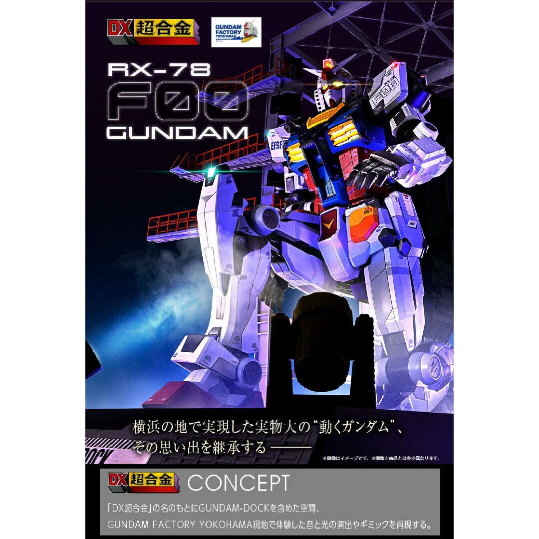 BANDAI - DX超合金 GUNDAM FACTORY YOKOHAMA RX-78F00