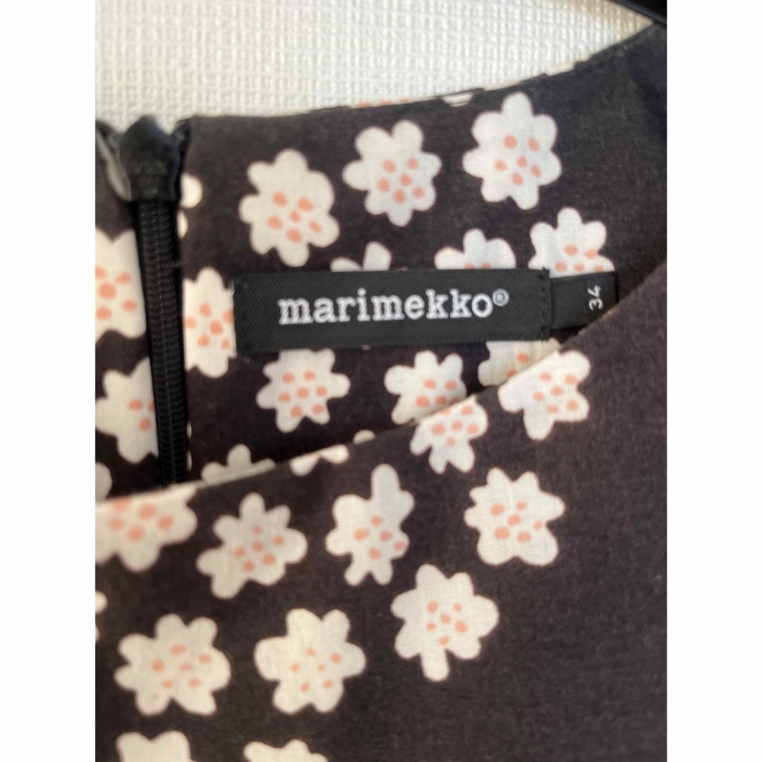 marimekko(マリメッコ)のマリメッコ　プケッティ　半袖　ワンピース　ハンガー　付き レディースのワンピース(ひざ丈ワンピース)の商品写真