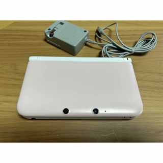任天堂　3DS LL ピンク　本体　充電器(携帯用ゲーム機本体)