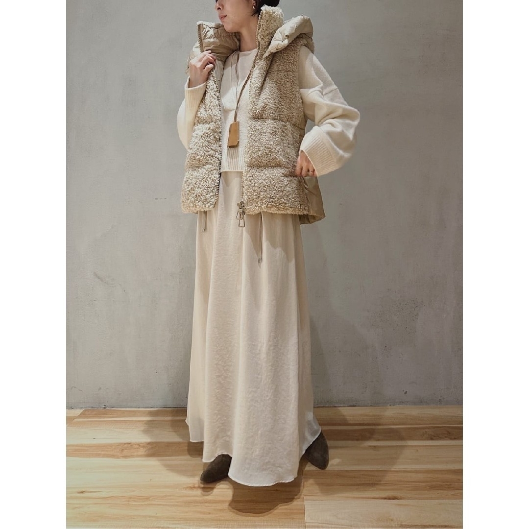 Plage(プラージュ)の新品 Plage【DUNO/デュノ】ECO POODLE FUR VEST レディースのジャケット/アウター(ダウンベスト)の商品写真