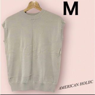アメリカンホリック(AMERICAN HOLIC)の⭐️未使用⭐️AMERICAN HOLIIC トップス　M 春夏秋(Tシャツ(半袖/袖なし))