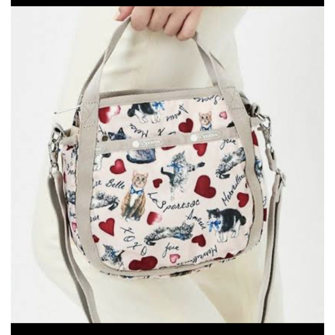 LeSportsac(レスポートサック)のレスポートサック　アムールハート　2way  ショルダーバッグ　ハンドバッグ レディースのバッグ(ショルダーバッグ)の商品写真