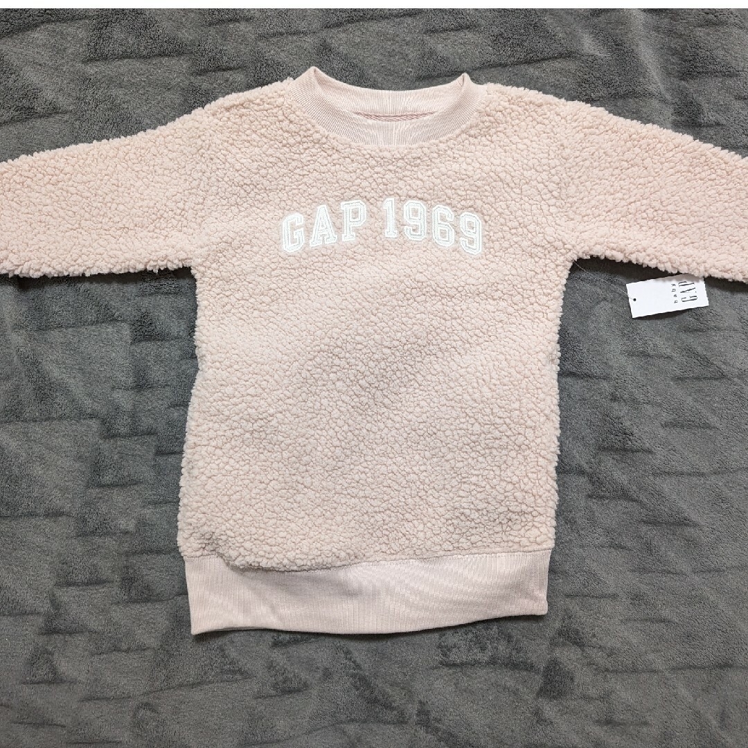 babyGAP - GAP 1969 アーチロゴ ボア スウェットワンピースの通販 by