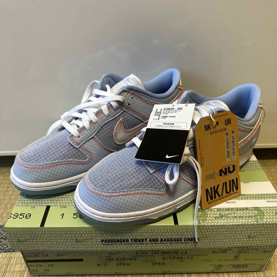 NIKE(ナイキ)のUNION×Nike Dunk Low Passport Pack 28.5cm メンズの靴/シューズ(スニーカー)の商品写真