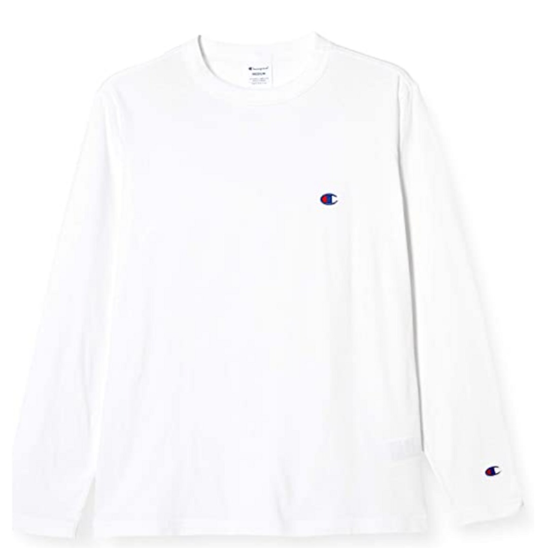 Champion(チャンピオン)の【未使用品】チャンピオン　ロングTシャツ　XLサイズ　ホワイト メンズのトップス(Tシャツ/カットソー(七分/長袖))の商品写真