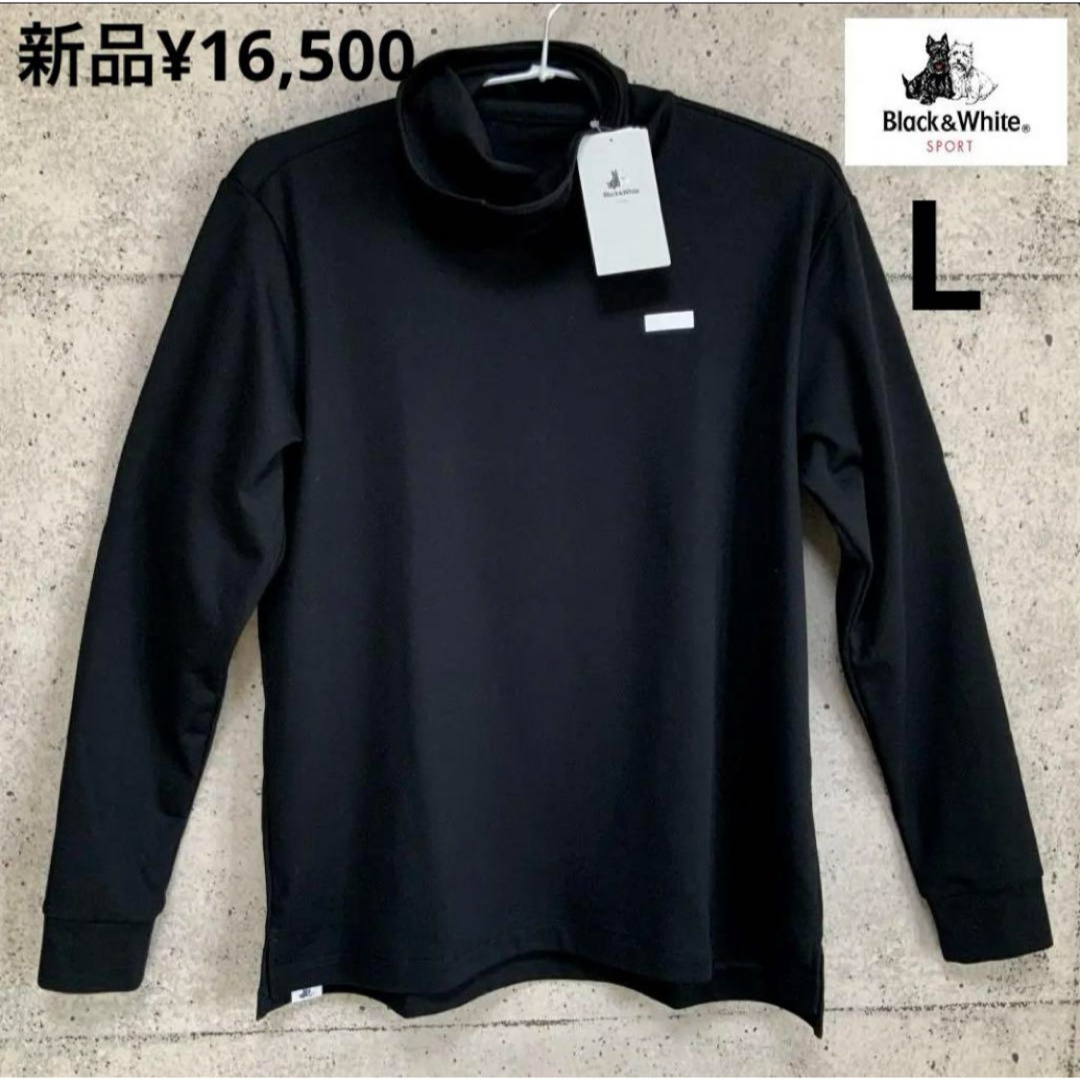 Black & White Sportswear(ブラックアンドホワイトスポーツウェア)のblack＆white GOLF【Ｌ】秋冬 THERMO LITE 長袖シャツ スポーツ/アウトドアのゴルフ(ウエア)の商品写真