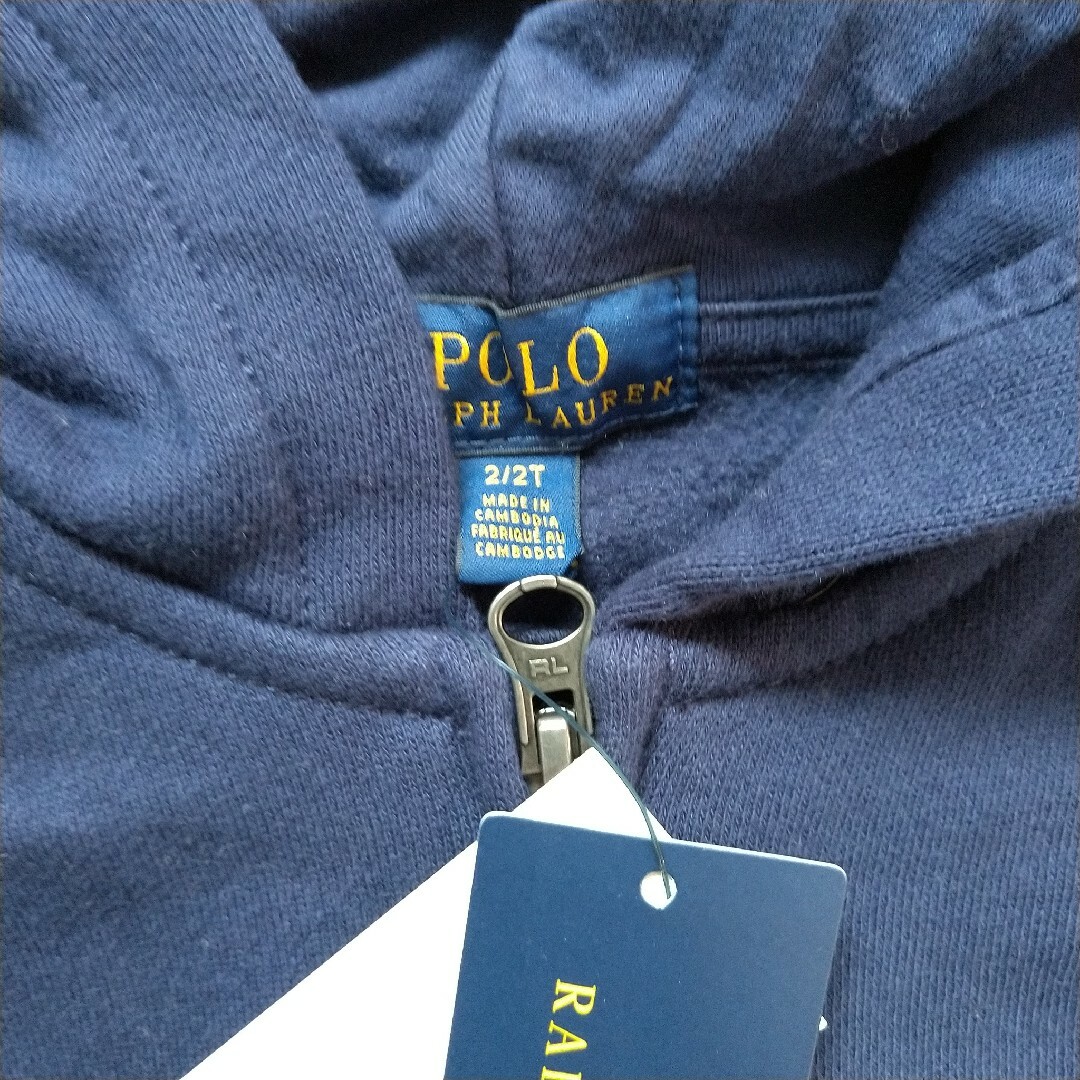 Ralph Lauren(ラルフローレン)の新品タグ付き ラルフローレン パーカー キッズ/ベビー/マタニティのキッズ服男の子用(90cm~)(Tシャツ/カットソー)の商品写真