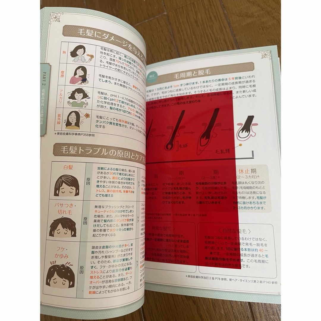 主婦と生活社(シュフトセイカツシャ)の日本化粧品検定1級対策テキスト エンタメ/ホビーの本(ファッション/美容)の商品写真