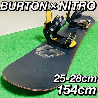 バートン(BURTON)の大人気 バートン × NITRO スノーボード メンズ キャンバー 初心者(ボード)