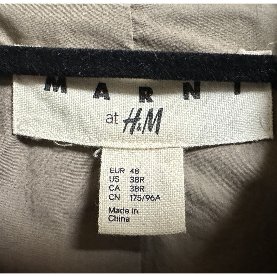 Marni(マルニ)のmarni×h&m soutiencollarcoat メンズのジャケット/アウター(ステンカラーコート)の商品写真