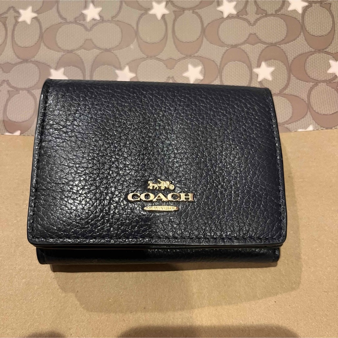 COACH - 新品未使用未開封☆coachお財布ショルダー、マイクロ