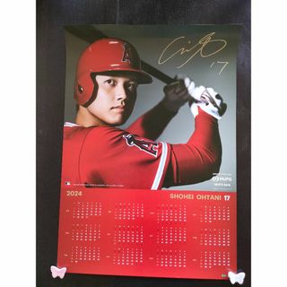 【値下】大谷翔平 ポスターカレンダー ２０２４年(カレンダー/スケジュール)