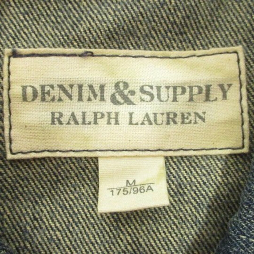 Denim & Supply Ralph Lauren(デニムアンドサプライラルフローレン)のデニム&サプライ ラルフローレン デニム ジャケット M 青 ブルー ■GY09 メンズのジャケット/アウター(Gジャン/デニムジャケット)の商品写真